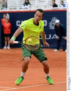Philipp Kohlschreiber (GER) in Aktion. Bet-At-Home Open 2015, Hamburg, Germany