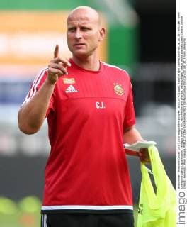 SOCCER - CL quali, Rapid vs Ajax VIENNA,AUSTRIA,28.JUL.15 - SOCCER - UEFA Champions League, qualification, SK Rapid Wien vs AFC Ajax Amsterdam, preview, training Rapid. Image shows assistant coach Carsten Jancker (Rapid). Keywords: Wien Energie. GEPAxpictures xChristianxOrt