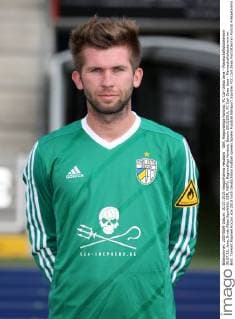 GER, Regionalliga Nordost, FC Carl Zeiss Jena - Mannschaftsfototermin 30.07.15, Jena, Ernst-Abbe-Sportfeld, GER, NOFV, Regionalliga Nordost, Saison 2015 2016, FC Carl Zeiss Jena - Mannschaftsfototermin im Bild: Torwart Raphael Koczor