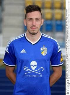 GER, Regionalliga Nordost, FC Carl Zeiss Jena - Mannschaftsfototermin 30.07.15, Jena, Ernst-Abbe-Sportfeld, GER, NOFV, Regionalliga Nordost, Saison 2015 2016, FC Carl Zeiss Jena - Mannschaftsfototermin im Bild: Marcel Bär