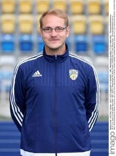 GER, Regionalliga Nordost, FC Carl Zeiss Jena - Mannschaftsfototermin 30.07.15, Jena, Ernst-Abbe-Sportfeld, GER, NOFV, Regionalliga Nordost, Saison 2015 2016, FC Carl Zeiss Jena - Mannschaftsfototermin im Bild: Physiotherapeut Fabian Canarius