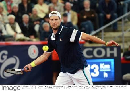 Andreas Seppi (ITA) in Aktion. Bet-At-Home Open 2015, Hamburg, Germany