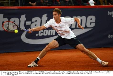 Florian Mayer (GER) in Aktion. Bet-At-Home Open 2015, Hamburg, Germany