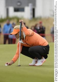 30.07.2015. Turnberry, Scotland. Ricoh Womens British Open Golf round 1. Carly Booth in action xLorrainexHillx  ActionPlus11645111