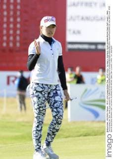 30.07.2015. Turnberry, Scotland. Ricoh Womens British Open Golf round 1. Kelly Tan finishes her first round xLorrainexHillx  ActionPlus11645115