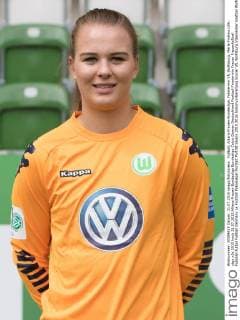 Fußball, Allianz Frauen-Bundesliga, Fototermin VfL Wolfsburg; Merle Frohms (29). xtgx