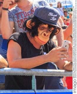 31.07.2015, Strandbad, Klagenfurt, AUT, A1 Beachvolleyball EM 2015, im Bild Planet der Affen during of the A1 Beachvolleyball European Championship EM Europameisterschaft at the Strandbad Klagenfurt, Austria on 2015 07 31.  EX_STE  
