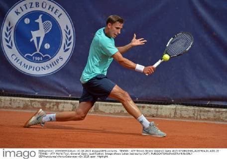 TENNIS - ATP Tennis Herren Generali Open 2015 KITZBUEHEL,AUSTRIA,01.AUG.15 - TENNIS - ATP World Tour, Generali Open, qualification. Image shows Lukas Jastraunig (AUT). GEPAxpictures xHansxOsterauer