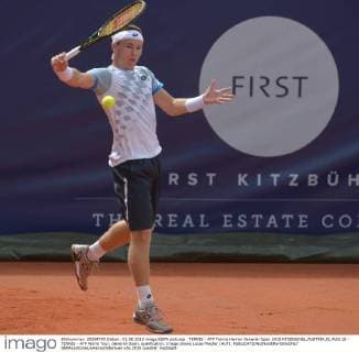 TENNIS - ATP Tennis Herren Generali Open 2015 KITZBUEHEL,AUSTRIA,01.AUG.15 - TENNIS - ATP World Tour, Generali Open, qualification. Image shows Lucas Miedler (AUT). GEPAxpictures xHansxOsterauer