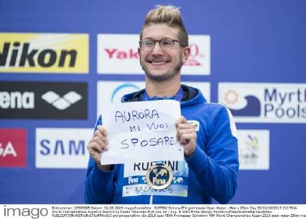 RUFFINI Simone ITA gold medal Open Water - Men s 25km Day 09 01 08 2015 XVI FINA World Championships Aquatics Swimming Kazan Tatarstan RUS July 24 - Aug. 9 2015 Photo Giorgio Perottino Deepbluemedia Insidefoto giorgioxperottino