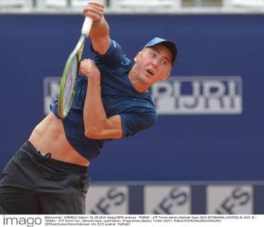 TENNIS - ATP Tennis Herren Generali Open 2015 KITZBUEHEL,AUSTRIA,01.AUG.15 - TENNIS - ATP World Tour, Generali Open, qualification. Image shows Bastian Trinker (AUT). GEPAxpictures xHansxOsterauer