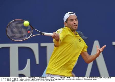 TENNIS - ATP Tennis Herren Generali Open 2015 KITZBUEHEL,AUSTRIA,01.AUG.15 - TENNIS - ATP World Tour, Generali Open, qualification. Image shows Albert Montanes (ESP). GEPAxpictures xHansxOsterauer