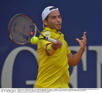 TENNIS - ATP Tennis Herren Generali Open 2015 KITZBUEHEL,AUSTRIA,01.AUG.15 - TENNIS - ATP World Tour, Generali Open, qualification. Image shows Albert Montanes (ESP). GEPAxpictures xHansxOsterauer