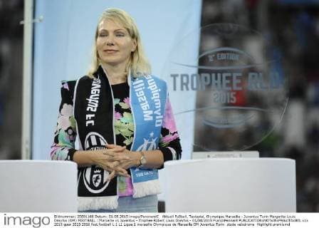 Aktuell Fußball, Testspiel, Olympique Marseille - Juventus Turin Margarita Louis Dreyfus (OM) FOOTBALL : Marseille vs Juventus - Trophee Robert Louis Dreyfus - 01 08 2015 FranckPennant 
