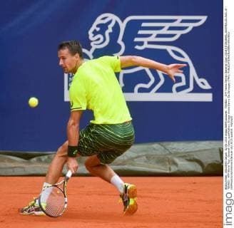 TENNIS - ATP Tennis Herren Generali Open 2015 KITZBUEHEL,AUSTRIA,02.AUG.15 - TENNIS - ATP World Tour, Generali Open, qualification. Image shows Kenny De Schepper (FRA). GEPAxpictures xHansxOsterauer