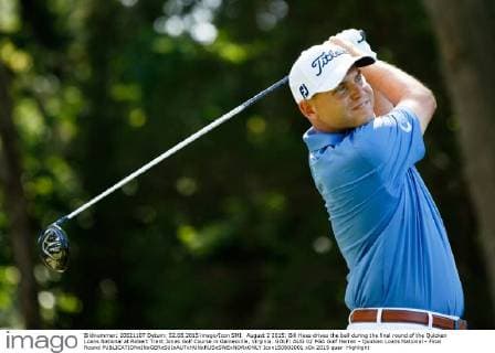 August 2 2015: Bill Haas drives the ball during the final round of the Quicken Loans National at Robert Trent Jones Golf Course in Gainesville, Virginia. GOLF: AUG 02 PGA Golf Herren - Quicken Loans National - Final Round Icon150802001 EDITORIAL USE ONLY