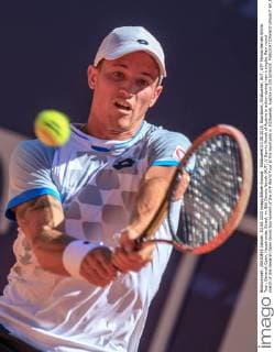 Kitzbuehel 03.08.2015, Sportpark, Kitzbuehel, AUT, ATP Tennis Herren World Tour, Generali Open, Hauptrunde, Einzel, im Bild Dennis Novak (AUT) Dennis Novak of Austria in action during men s singles Main round match of the Generali Open tennis tournament of the ATP World Tour at the Sportpark in Kitzbuehel, Austria on 2015 08 03.  EP_fei  