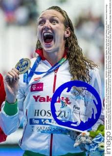 HOSSZU Katinka HUN 200 Medley Women Final Gold Medal and World Record Swimming - Kazan Arena Day11 03 08 2015 XVI FINA World Championships Aquatics Swimming Kazan Tatarstan RUS July 24 - Aug. 9 2015 andreaxmasini