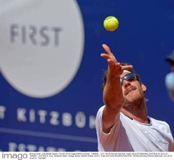 TENNIS - ATP Tennis Herren Generali Open 2015 KITZBUEHEL,AUSTRIA,04.AUG.15 - TENNIS - ATP World Tour, Generali Open. Image shows Gerald Melzer (AUT). GEPAxpictures xHansxOsterauer