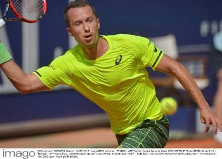 TENNIS - ATP Tennis Herren Generali Open 2015 KITZBUEHEL,AUSTRIA,04.AUG.15 - TENNIS - ATP World Tour, Generali Open. Image shows Philipp Kohlschreiber (GER). GEPAxpictures xHansxOsterauer