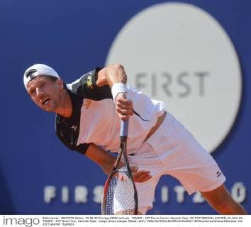 TENNIS - ATP Tennis Herren Generali Open 2015 KITZBUEHEL,AUSTRIA,04.AUG.15 - TENNIS - ATP World Tour, Generali Open. Image shows Juergen Melzer (AUT). GEPAxpictures xHansxOsterauer