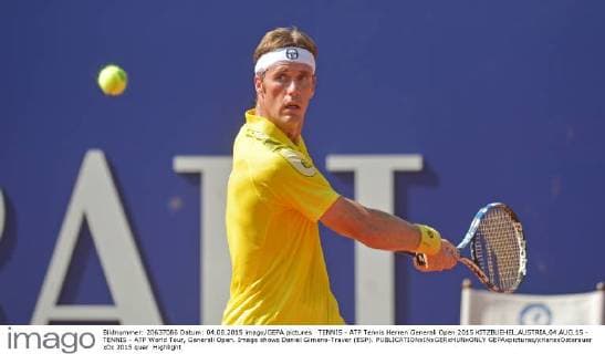 TENNIS - ATP Tennis Herren Generali Open 2015 KITZBUEHEL,AUSTRIA,04.AUG.15 - TENNIS - ATP World Tour, Generali Open. Image shows Daniel Gimeno-Traver (ESP). GEPAxpictures xHansxOsterauer