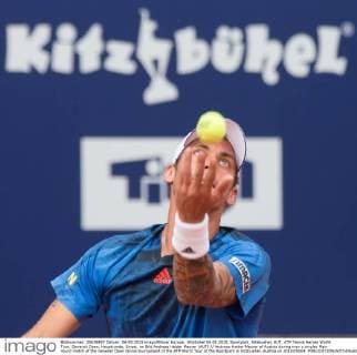 Kitzbühel 04.08.2015, Sportpark, Kitzbuehel, AUT, ATP Tennis Herren World Tour, Generali Open, Hauptrunde, Einzel, im Bild Andreas Haider Maurer (AUT) Andreas Haider Maurer of Austria during men s singles Main round match of the Generali Open tennis tournament of the ATP World Tour at the Sportpark in Kitzbuehel, Austria on 2015 08 04.  EP_gro  