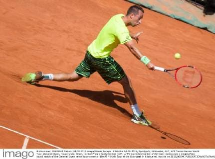 Kitzbühel 04.08.2015, Sportpark, Kitzbuehel, AUT, ATP Tennis Herren World Tour, Generali Open, Hauptrunde, Einzel, im Bild Philipp Kohlschreiber (GER) Philipp Kohlschreiber of Germany during men s singles Main round match of the Generali Open tennis tournament of the ATP World Tour at the Sportpark in Kitzbuehel, Austria on 2015 08 04.  EP_gro  