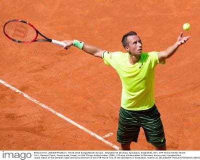 Kitzbühel 04.08.2015, Sportpark, Kitzbuehel, AUT, ATP Tennis Herren World Tour, Generali Open, Hauptrunde, Einzel, im Bild Philipp Kohlschreiber (GER) Philipp Kohlschreiber of Germany during men s singles Main round match of the Generali Open tennis tournament of the ATP World Tour at the Sportpark in Kitzbuehel, Austria on 2015 08 04.  EP_gro  