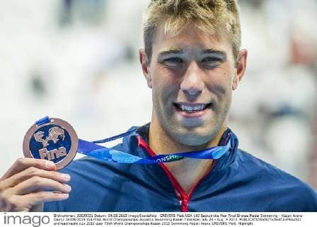 GREVERS Matt USA 100 Backstroke Men Final Bronze Medal Swimming - Kazan Arena Day12 04 08 2015 XVI FINA World Championships Aquatics Swimming Kazan Tatarstan July 24 - Aug. 9 2015 andreaxmasini