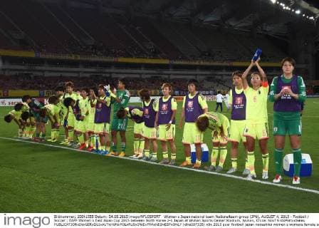 Women s Japan national team Nationalteam group (JPN), AUGUST 4, 2015 - Football Soccer : EAFF Women s East Asian Cup 2015 between Sorth Korea 2-1 Japan at Wuhan Sports Center Stadium, Wuhan, China. NoxThirdxPartyxSales  (dlra007335)