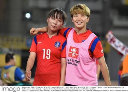 Selgi Jang (KOR), AUGUST 4, 2015 - Football Soccer : EAFF Women s East Asian Cup 2015 between Sorth Korea 2-1 Japan at Wuhan Sports Center Stadium, Wuhan, China. NoxThirdxPartyxSales  (dlra007383)