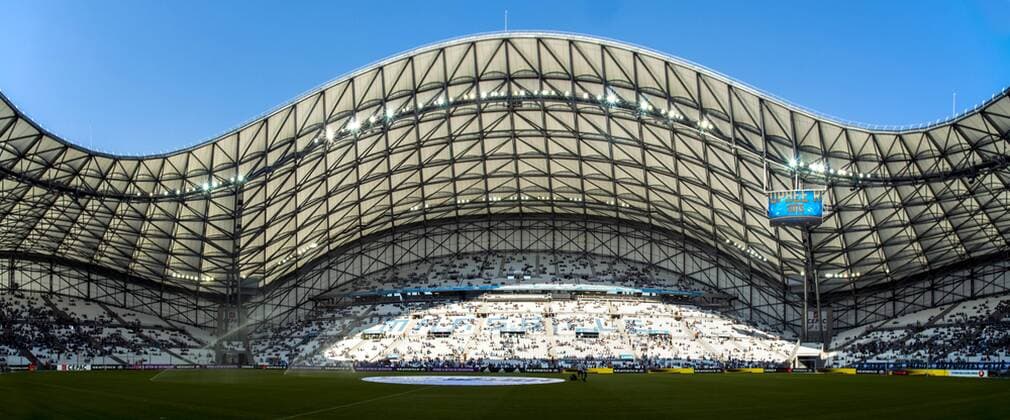 Fußball, Stadiongeschichte Olympique Marseille General view, AUGUST 1, 2015 - Football Soccer : Pre-season friendly match between Olympique de Marseille at Velodrome Stadium in Marseille, France. NoxThirdxPartyxSales  (ptmb078409)