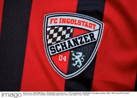 DFL Fussball Berlin 05.08.2015 1 Bundesliga Saison 2015 2016 Logo FC Ingolstadt 04