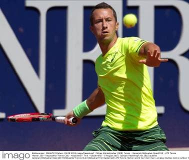 Philipp Kohlschreiber (GER) Tennis - Generali-Kitzbuehel-Open2015 - ATP Tennis Herren 250 - Kitzbuehler Tennis Club - Kitzbuehel - Tirol - Oesterreich - 5 August 2015. Juergen Hasenkopf