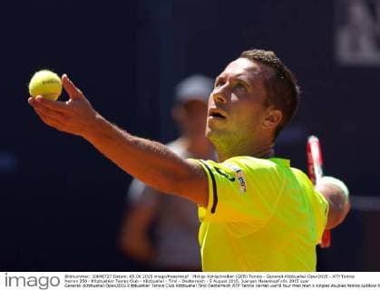 Philipp Kohlschreiber (GER) Tennis - Generali-Kitzbuehel-Open2015 - ATP Tennis Herren 250 - Kitzbuehler Tennis Club - Kitzbuehel - Tirol - Oesterreich - 5 August 2015. Juergen Hasenkopf