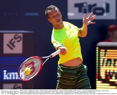 Philipp Kohlschreiber (GER) Tennis - Generali-Kitzbuehel-Open2015 - ATP Tennis Herren 250 - Kitzbuehler Tennis Club - Kitzbuehel - Tirol - Oesterreich - 5 August 2015. Juergen Hasenkopf