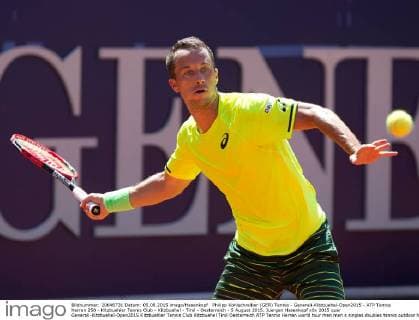 Philipp Kohlschreiber (GER) Tennis - Generali-Kitzbuehel-Open2015 - ATP Tennis Herren 250 - Kitzbuehler Tennis Club - Kitzbuehel - Tirol - Oesterreich - 5 August 2015. Juergen Hasenkopf