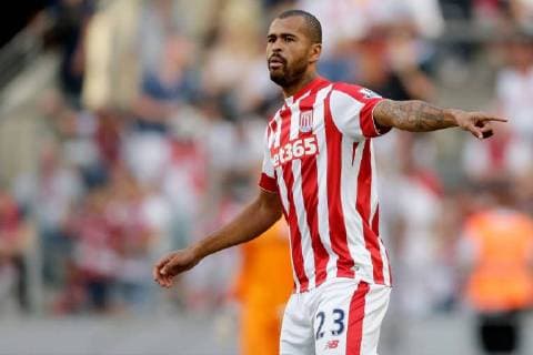Dionatan Teixeira of Stoke City during the Colonia Cup match between FC Porto and Stoke City on August 2, 2015 at the RheinEnergieStadion in Koln, Germany. FC Porto v Stoke City Colonia Cup 2015 2015 2016 xVIxLaurensxLindhoutxIVx 4164008