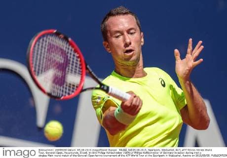 KitzbÂ¸hel 05.08.2015, Sportpark, Kitzbuehel, AUT, ATP Tennis Herren World Tour, Generali Open, Hauptrunde, Einzel, im Bild Philipp Kohlschreiber (GER) Philipp Kohlschreiber of Germany in action during men s singles Main round match of the Generali Open tennis tournament of the ATP World Tour at the Sportpark in Kitzbuehel, Austria on 2015 08 05.  EP_fei  