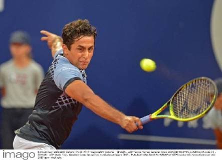 TENNIS - ATP Tennis Herren Generali Open 2015 KITZBUEHEL,AUSTRIA,05.AUG.15 - TENNIS - ATP World Tour, Generali Open. Image shows Nicolas Almagro (ESP). GEPAxpictures xHansxOsterauer