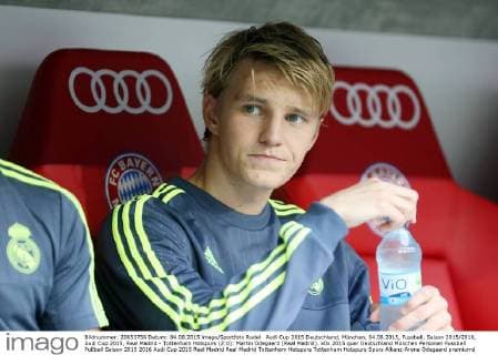 Audi Cup 2015 Deutschland, München, 04.08.2015, Fussball, Saison 2015 2016, Audi Cup 2015, Real Madrid - Tottenham Hotspurs (2:0): Martin Odegaard (Real Madrid).