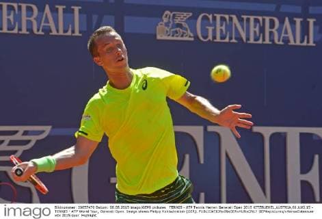 TENNIS - ATP Tennis Herren Generali Open 2015 KITZBUEHEL,AUSTRIA,06.AUG.15 - TENNIS - ATP World Tour, Generali Open. Image shows Philipp Kohlschreiber (GER). GEPAxpictures xHansxOsterauer