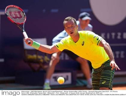 Philipp Kohlschreiber (GER) Tennis - Generali-Kitzbuehel-Open2015 - ATP Tennis Herren 250 - Kitzbuehler Tennis Club - Kitzbuehel - Tirol - Oesterreich - 6 August 2015. Juergen Hasenkopf
