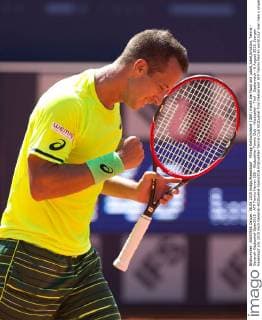 Philipp Kohlschreiber (GER) macht die Faust und jubelt,Jubel,Emotion, Tennis - Generali-Kitzbuehel-Open2015 - ATP Tennis Herren 250 - Kitzbuehler Tennis Club - Kitzbuehel - Tirol - Oesterreich - 6 August 2015. Juergen Hasenkopf