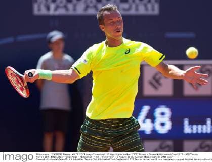 Philipp Kohlschreiber (GER) Tennis - Generali-Kitzbuehel-Open2015 - ATP Tennis Herren 250 - Kitzbuehler Tennis Club - Kitzbuehel - Tirol - Oesterreich - 6 August 2015. Juergen Hasenkopf