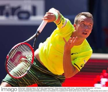 Philipp Kohlschreiber (GER) Tennis - Generali-Kitzbuehel-Open2015 - ATP Tennis Herren 250 - Kitzbuehler Tennis Club - Kitzbuehel - Tirol - Oesterreich - 6 August 2015. Juergen Hasenkopf