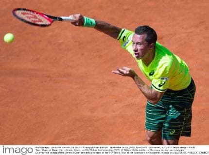 Kitzbuehel 06.08.2015, Sportpark, Kitzbuehel, AUT, ATP Tennis Herren World Tour, Generali Open, Viertelfinale, Einzel, im Bild Philipp Kohlschreiber (GER) Philipp Kohlschreiber of Germany during men s singles Quarter final match of the Generali Open tennis tournament of the ATP World Tour at the Sportpark in Kitzbuehel, Austria on 2015 08 06.  EX_GRO  