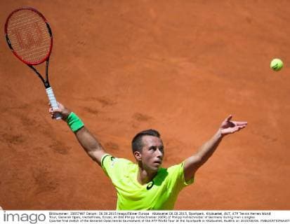 Kitzbuehel 06.08.2015, Sportpark, Kitzbuehel, AUT, ATP Tennis Herren World Tour, Generali Open, Viertelfinale, Einzel, im Bild Philipp Kohlschreiber (GER) Philipp Kohlschreiber of Germany during men s singles Quarter final match of the Generali Open tennis tournament of the ATP World Tour at the Sportpark in Kitzbuehel, Austria on 2015 08 06.  EX_GRO  