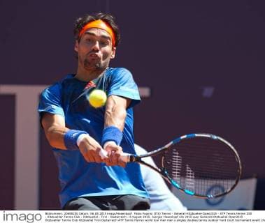 Fabio Fognini (ITA) Tennis - Generali-Kitzbuehel-Open2015 - ATP Tennis Herren 250 - Kitzbuehler Tennis Club - Kitzbuehel - Tirol - Oesterreich - 6 August 2015. Juergen Hasenkopf